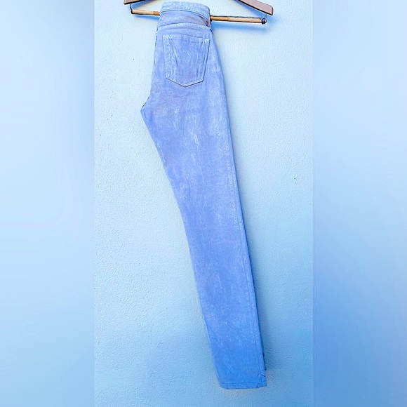 Helmut Lang White Paint Splatter Gray Low Rise Jeans Size 26 - Picture 10 of 10